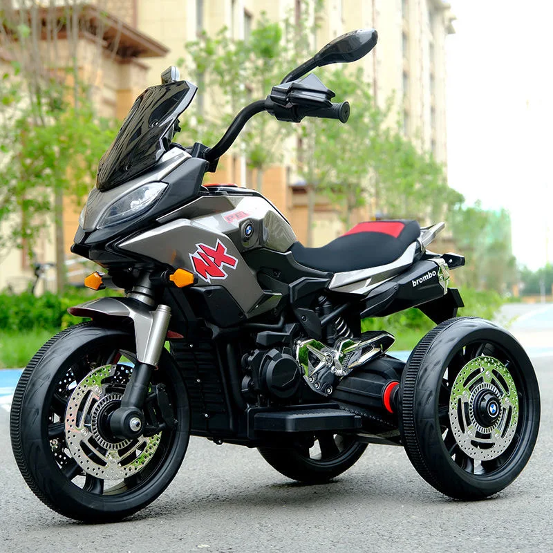 Kids ride on motorcycle battery powered stylish  a real motorcycle dirt bike toy motorcycle with 4 wheels and for kids electric