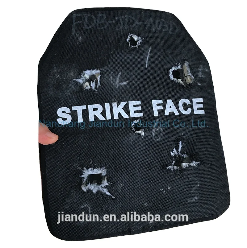 NIJ  Level III IV Vest SAPI Single Curved Multi Curved Silicone Carbide SiC Al2O3 Alumina Plate