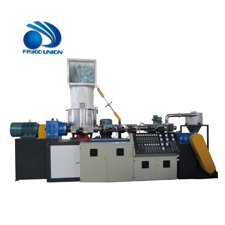 waste plastic recycling pelletizing machine/pet plastic granulator for sale with low price