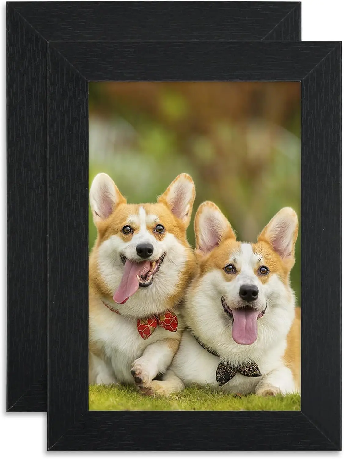 Customized Black Wood Picture Frame 8x10 to 24 inch MDF with UV Printing Wall Hanging Photo Frame for Decor