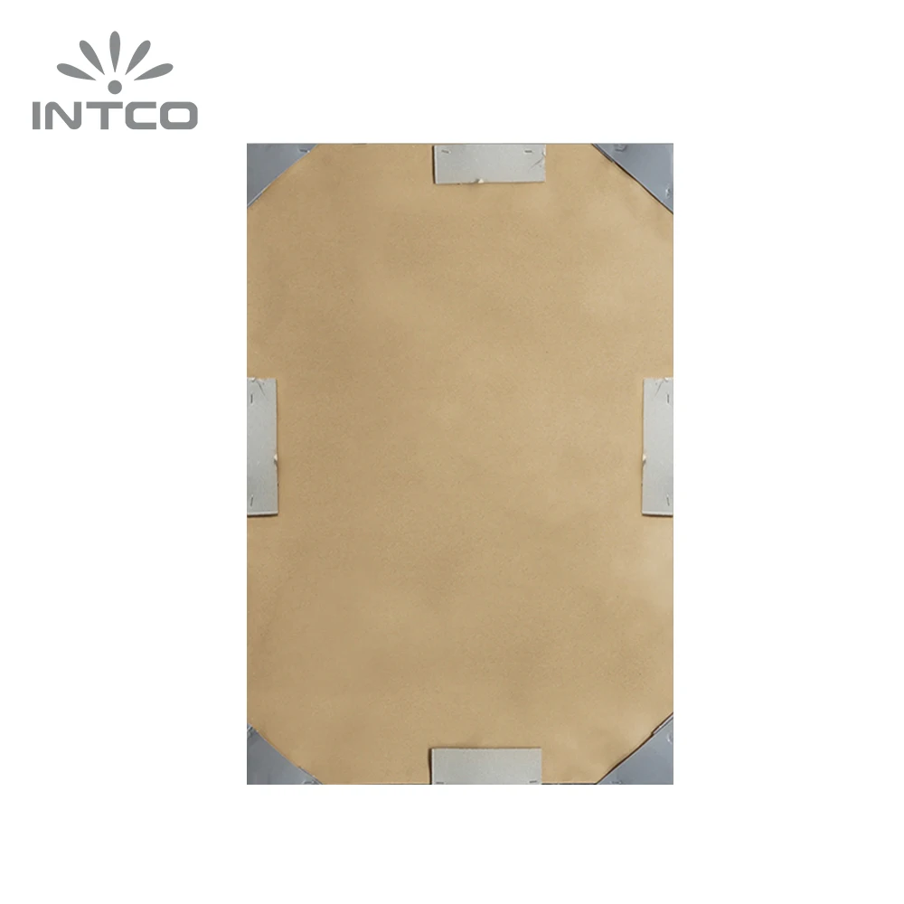 INTCO New Arrival Decorative Rectangular Diamond Bronze Bathroom Wall Mirror Frame