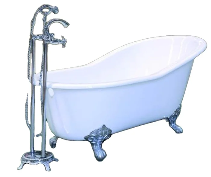 Hot selling bathtubs vintage style acrylic bathtub material fancy design of solid surface bathtub