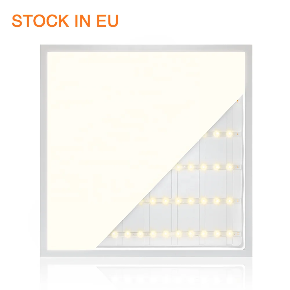 Stock In Germany ENEC CE Flicker Free Commercial Backlit Led Panel Square 600x600 60x60 Smart Led Panel Light