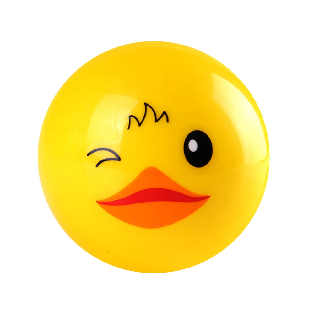 
Koryen 3 Inch Inflatable Duck Smile Face Yellow Color PVC Balls 