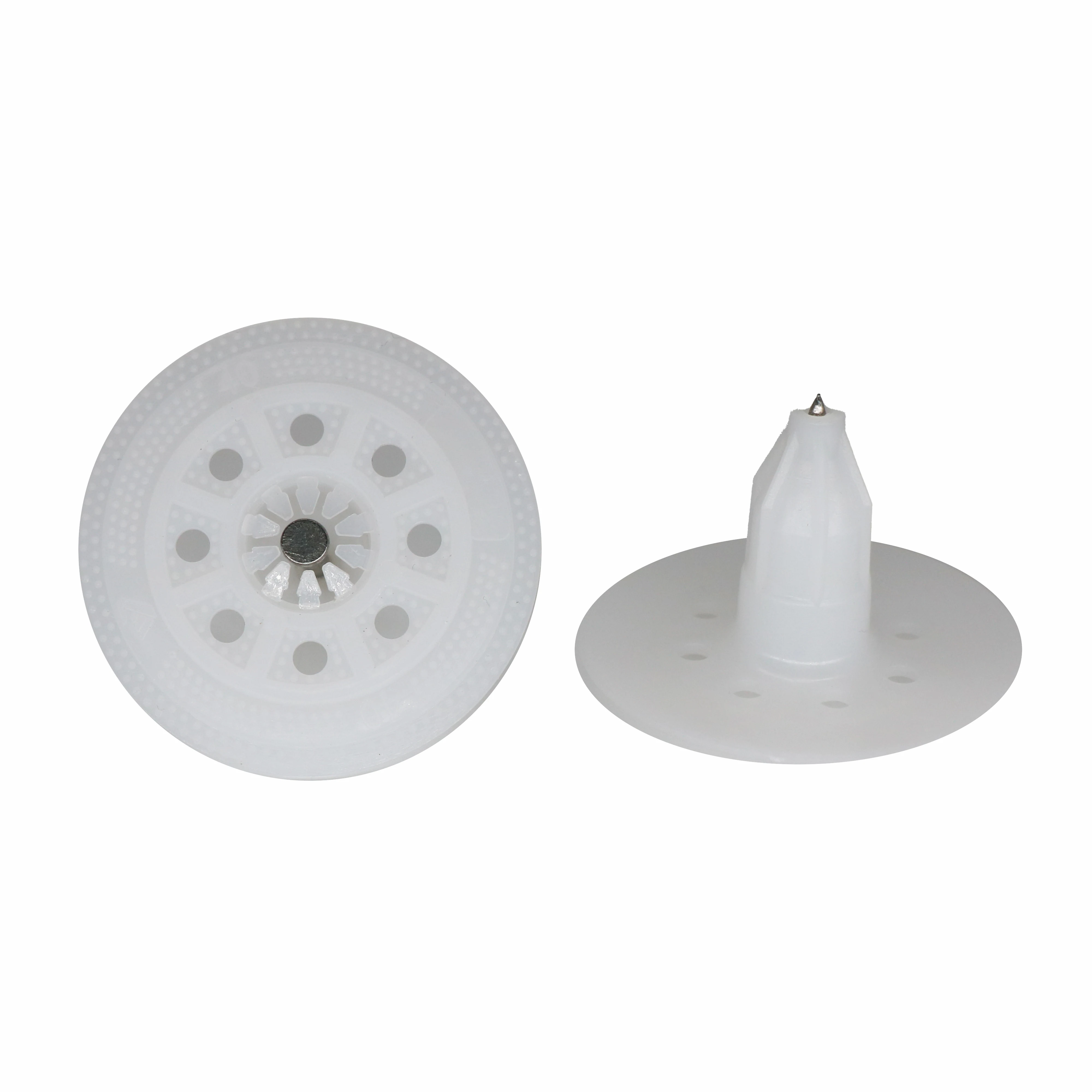 Plastic Wall Plug Anchor Expand Nails With Screw Insulation Nails Barbed