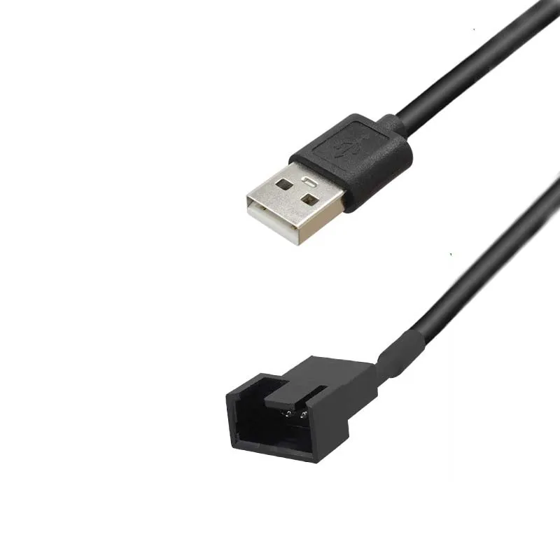 Cantell кабель питания вентилятора USB 2 0 штекер к 3Pin/4 Pin компьютерный ПК 30 см