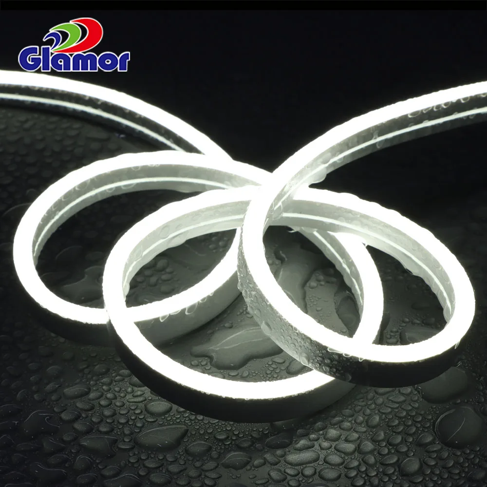 MINI Neon Flex Single Side IP 65 Wireless Neon Strip Light  12V 24V Gel Body LED Flexible Neon Rope Lights