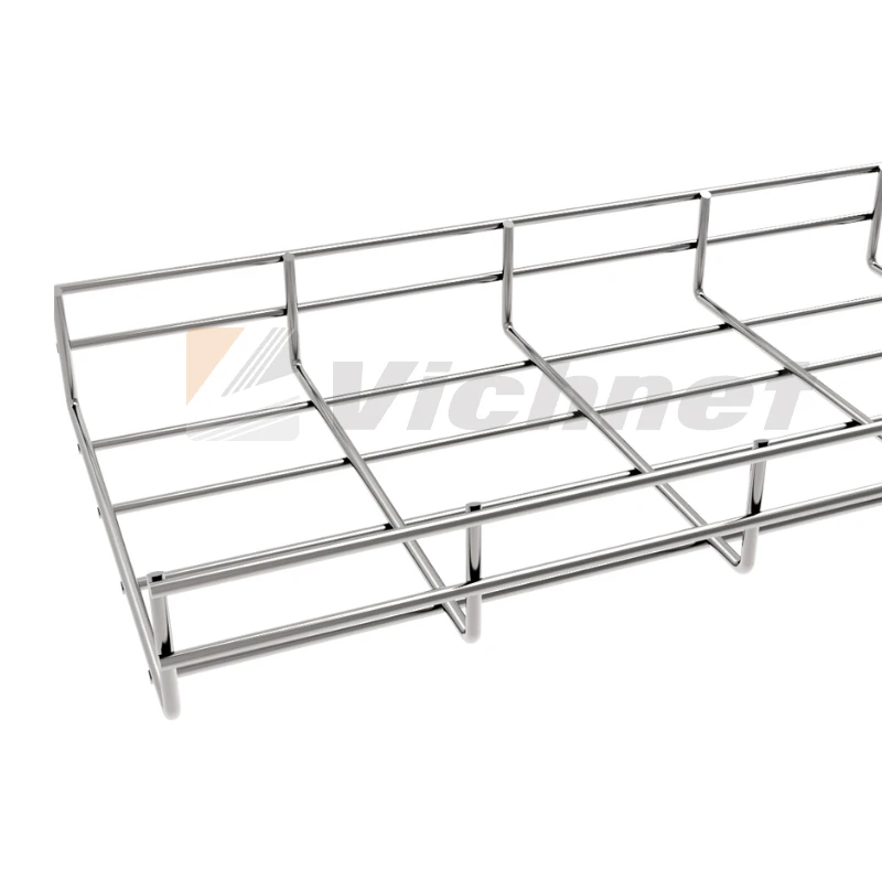 Vichnet Metal Stainless Steel Cable Trunk Size Customized Wire Mesh Tray for Data Center