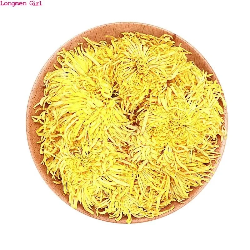 Natural High Quality Dried Flower Golden Chrysanthemum Bulk Beauty Care Making Cocktail Chrysanthemum Tea Wedding Supplies