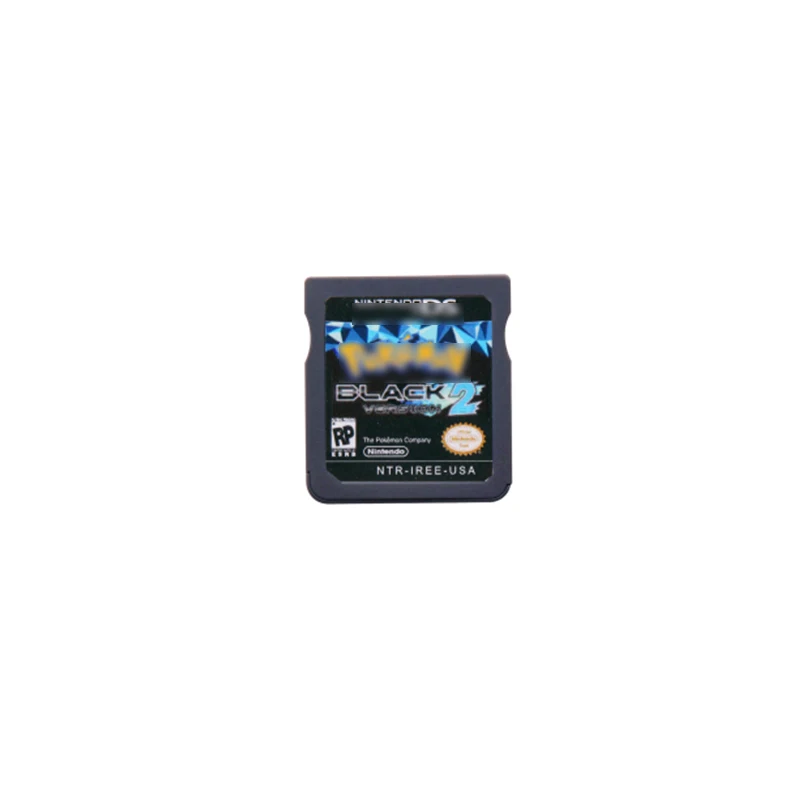 Черно-белый черный 2 Белый в 1 картридж для игровых карт Pokemon NDS 2DS