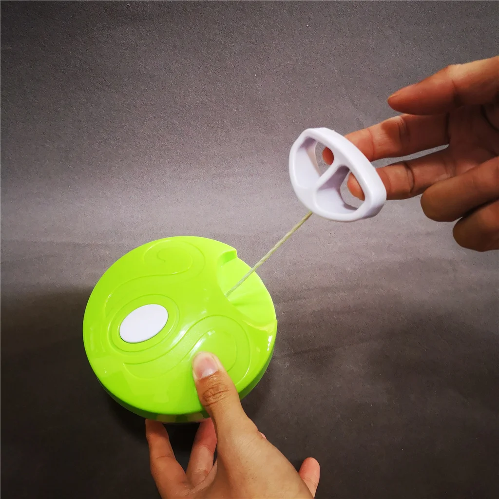 Manual hand pull food crank slicer speedy chopper