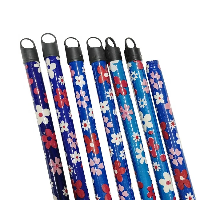Eucalyptus  Beautiful Flowers PVC Coated Wooden Broom Handle