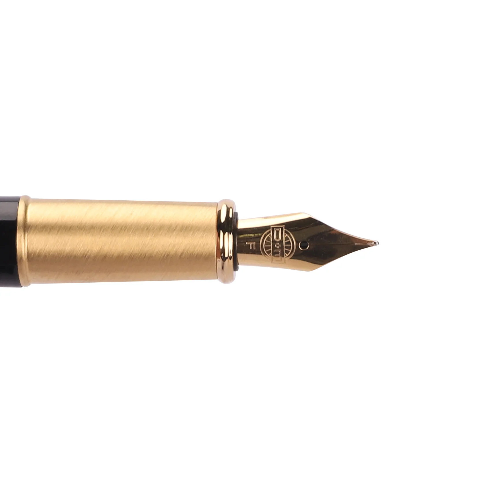 Engraved Logo Luxury Fountain Pen with Golden Plating Tip