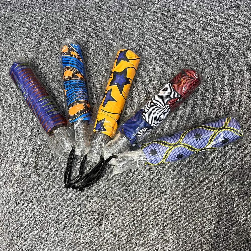 Accessories Brand Newest Design With African Style Printing Folding Umbrella