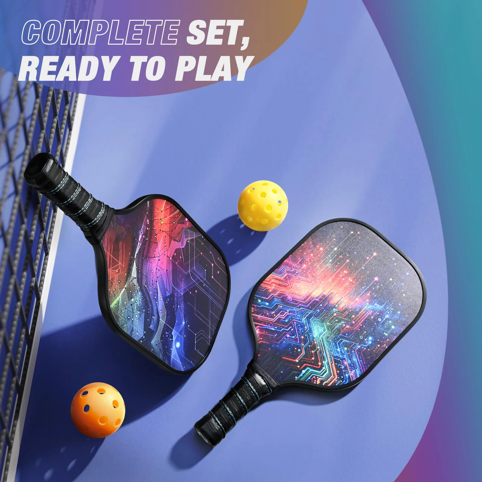 Best Selling Custom 2024 Fiber Glass Surface Oem Fiberglass Customize Logo Pickleball Paddle Pickleball racket