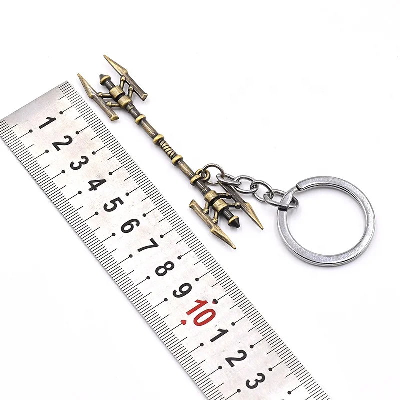 Customization Mini  Keychain Of Hot Game Leagues of Legends Fashion Key Ring Hanging Pendant For Men Gift On Stock