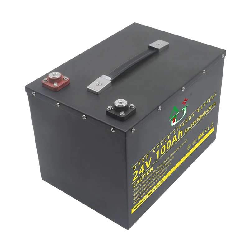 Manufacturer Sale Customized 24V LiFePo4 Prismatic cell 24V 100Ah 120Ah Lithium Iron Phosphate Battery for EV/Yacht