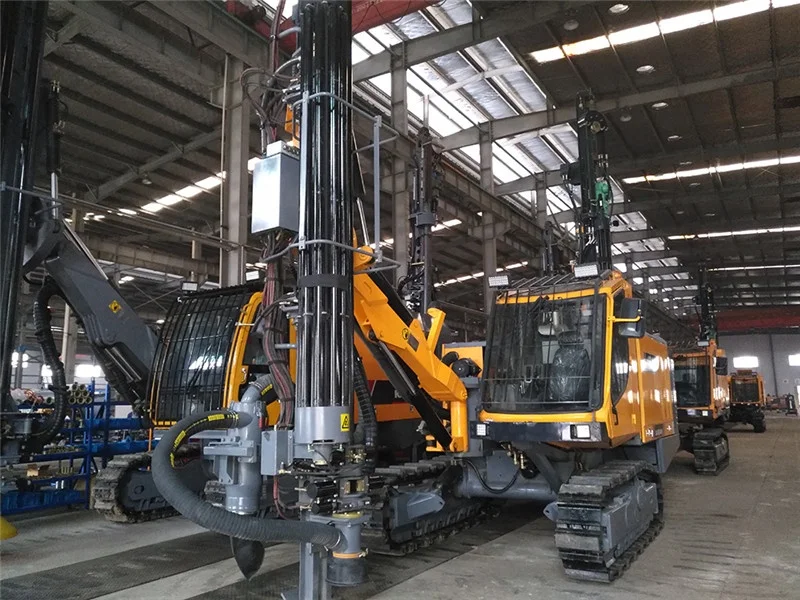 KT12 Blasting Drilling Rig Used for Open-pit Mine Stonework Blast Holes and Pre-splitting Holes Integrated Blasting Drilling Rig