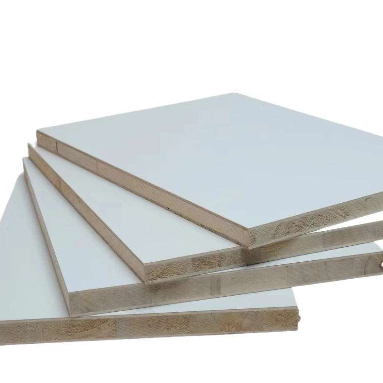 Falcata/pine Core Melamine Blockboard 18mm for Furniture and Kitchen Cabinets Making