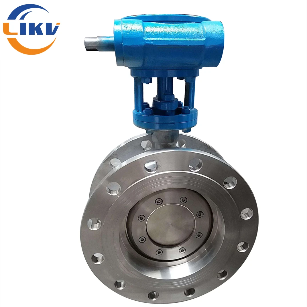 150lb Double Flanged Triple Eccentric Sanitary Cf8 Metal Seat Butterfly Valve API609 Standard