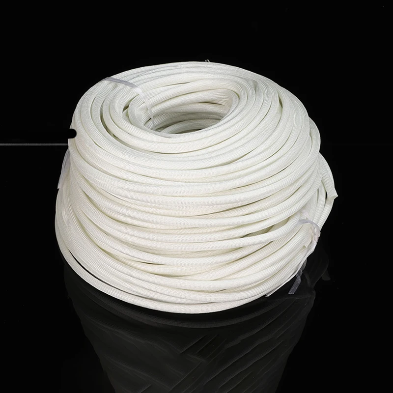 High temperature resistant casing glass fiber insulated casing wire casing fireproof flame retardant fiber tube