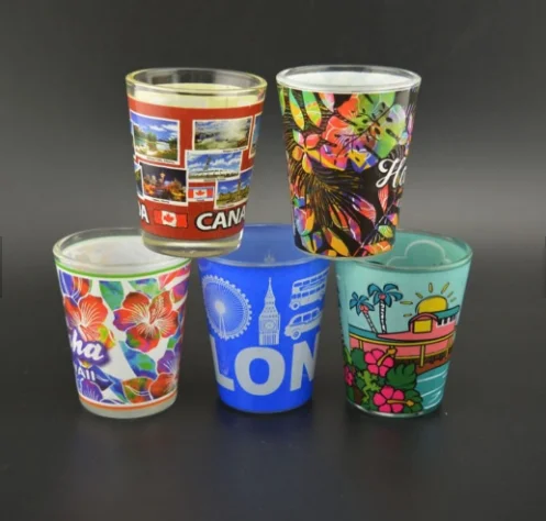 
1/2/3/4/5 oz disposable plastic shot glasses whiskey glass with logo printing 