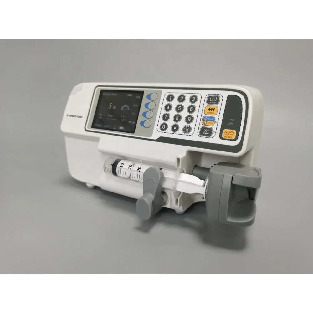 High Quality Most advanced Electric Automatic Single Channel Infusion Syringe Pump Machine