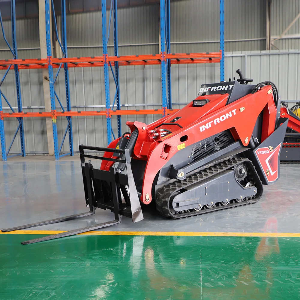 Wholesale Small Wheel Loader Off-Road Forklift Skid Steer Loader Forklift Ce Certification Euro 5 Engine