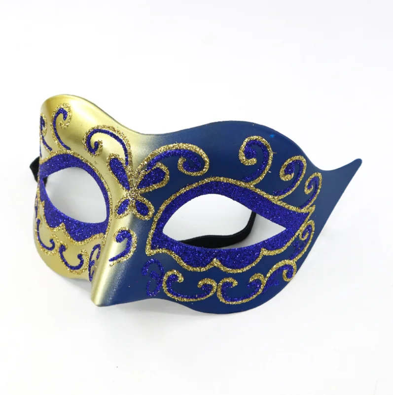Masquerade Mask Shiny Glitter Venetian Mardi Gras Prom Ball Party Masks for Men Women
