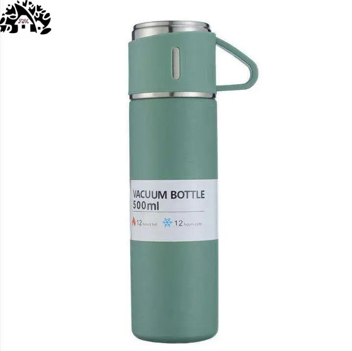Vacuum cup custom logo packaging 17oz Outdoor travel sports thermos stainless steel vacuum flask thermos