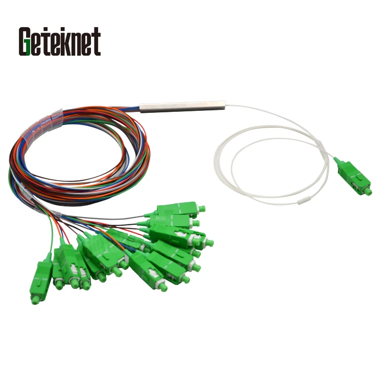 1x4 Bare Fiber PLC Splitter G657A Single Mode Ribbon Cable PLC Splitter 1*4 without connector 1x4 mini plc splitter