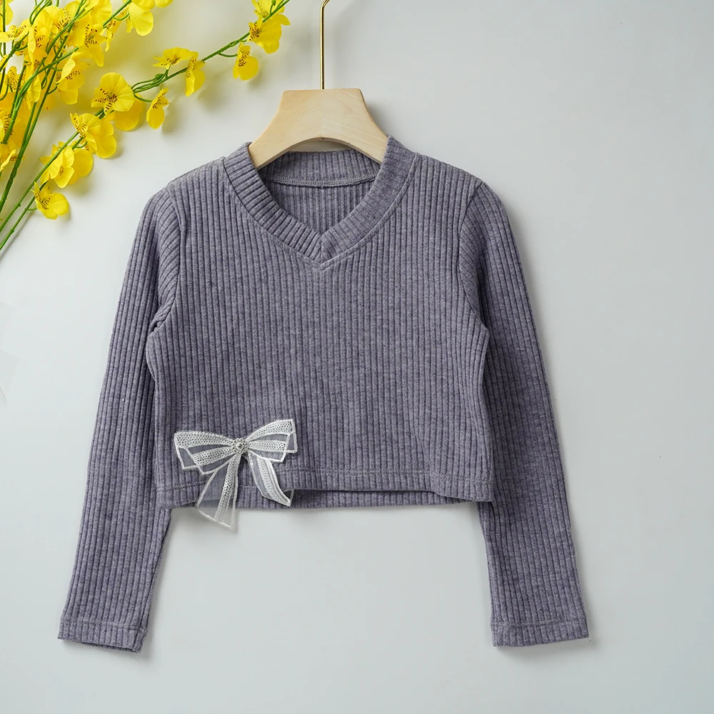 Fashionable pretty new arrivals hot selling dance trainingwear ballet sweater with lace wings for ballerina