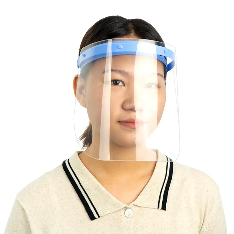 Anti Fog Adjustable Frame Plastic Full  Face Shield With Factory Manufacture
