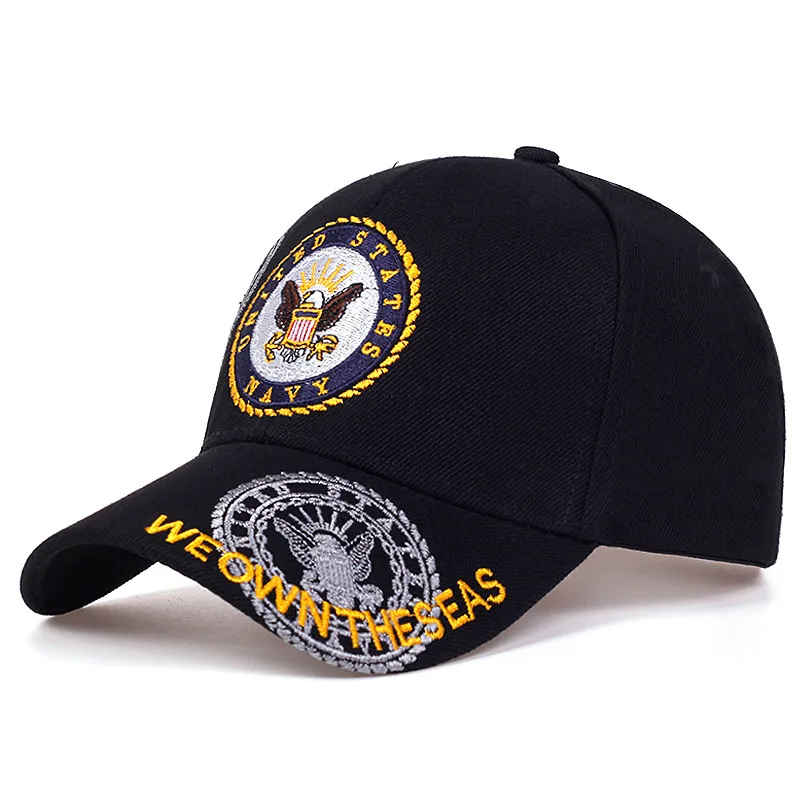 United states NAVY baseball Cap with Letter eagle Embroidered Golf caps unisex Hip Hop snapback hat sports leisure hats gorras