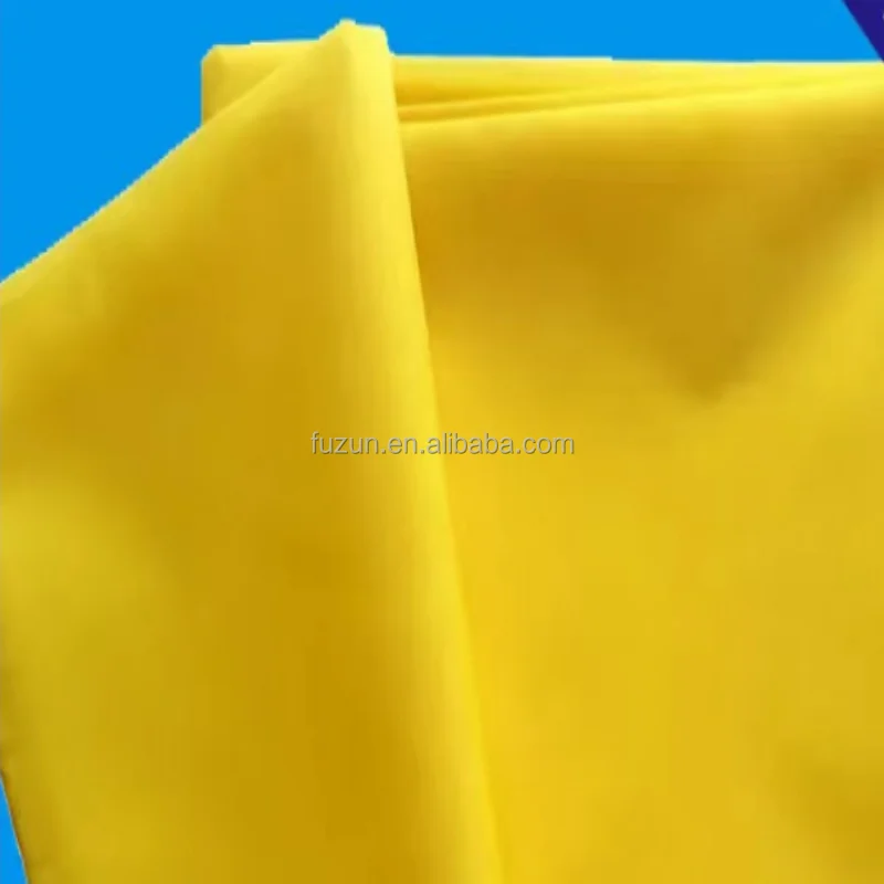 Yellow and White 140T420 Mesh Polyester Single Silk Printed Bolt Cloth for Printers
