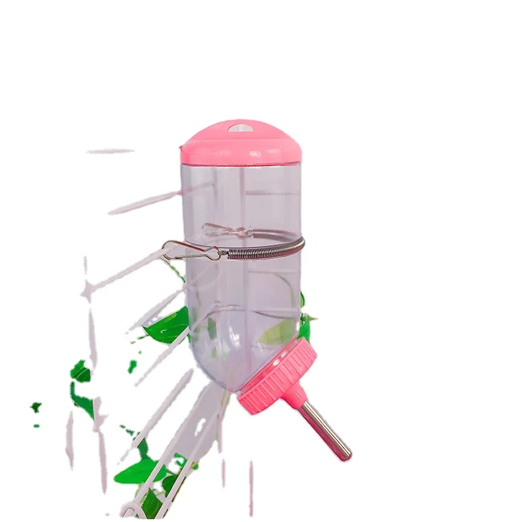 Фидер для морской свинки, подвесная бутылка для воды без капельницы, герметичная насадка, маленький дозатор воды для домашних животных, для проволочной клетки