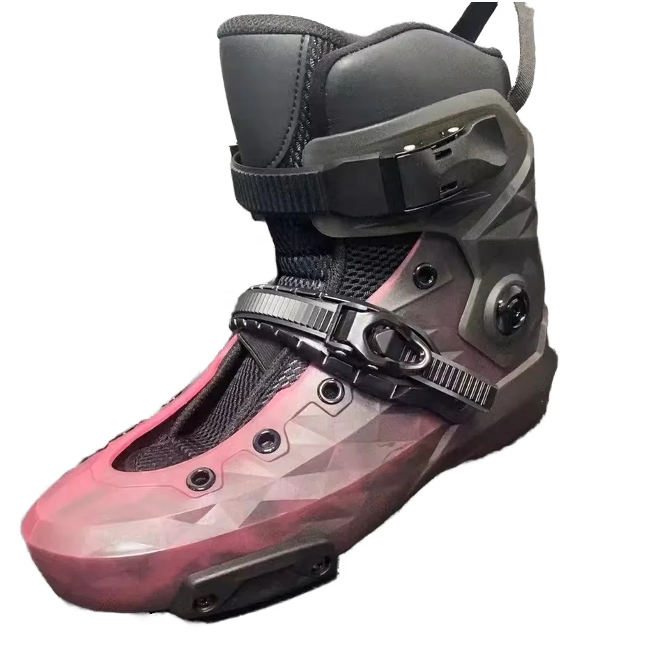 YSMLE Custom 80mm/76mm  slalom professional speed 4 wheels inline roller hockey skate for adult man woman