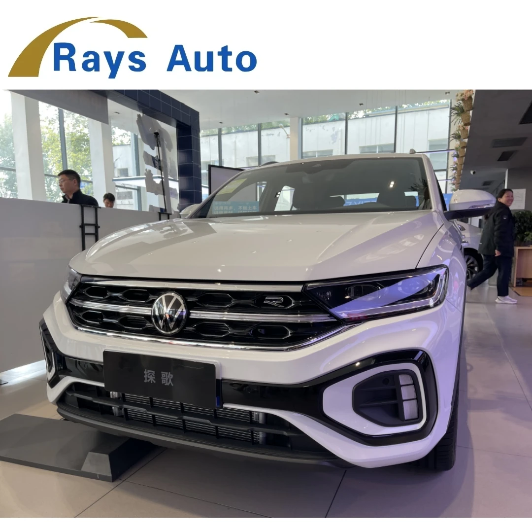 Volks-wagen T-ROC Compact SUV auto 2024 VW White/Drak Turbo Engine Light Automatic Gearbox Leather T-roc for purchase