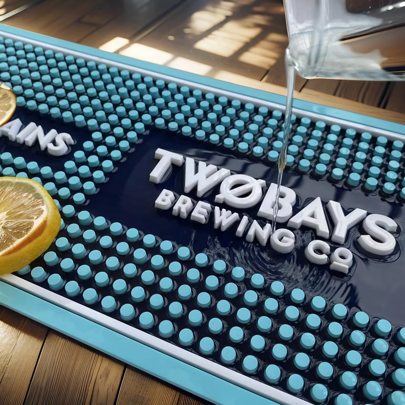 Large Non-slip Silicon Bar Counter Mat Countertop Coffee Tamper Protection Mat