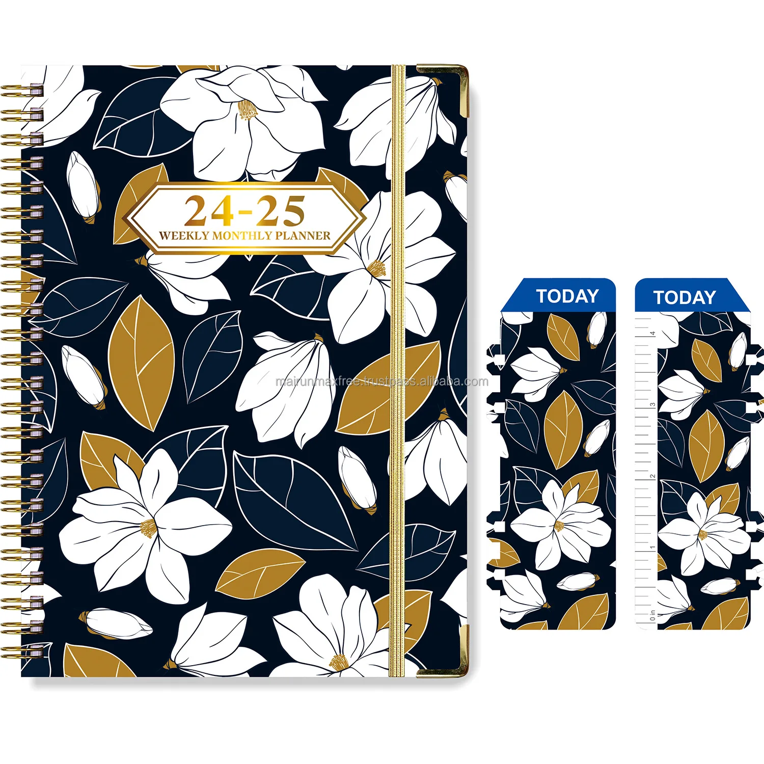 2024 Spiral  Planner Hardcover A4 A5 A6 Office Notebook Journals Agenda Diary Custom logo Notepad  For Teacher Students