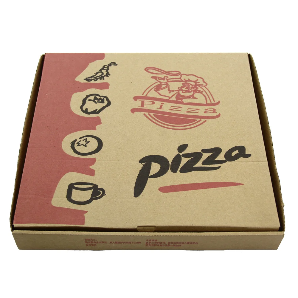 
Customized Cheap Black Corrugated Paperboard Pizza Box From China Source Factory Supplier 