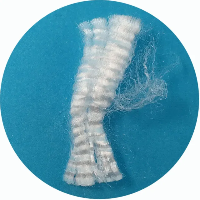 100 Virgin 1.2D 64MM Hydrophilic PP Fiber for Spinning Use