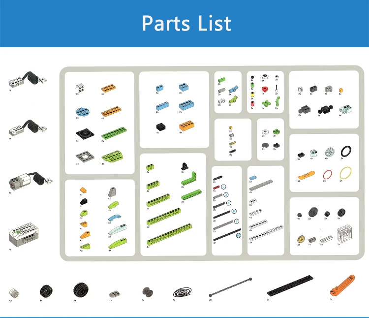 280pcs Building Block Parts Technic Kits Wedo 2.0 Set Battery or Rechargeable Robot Education