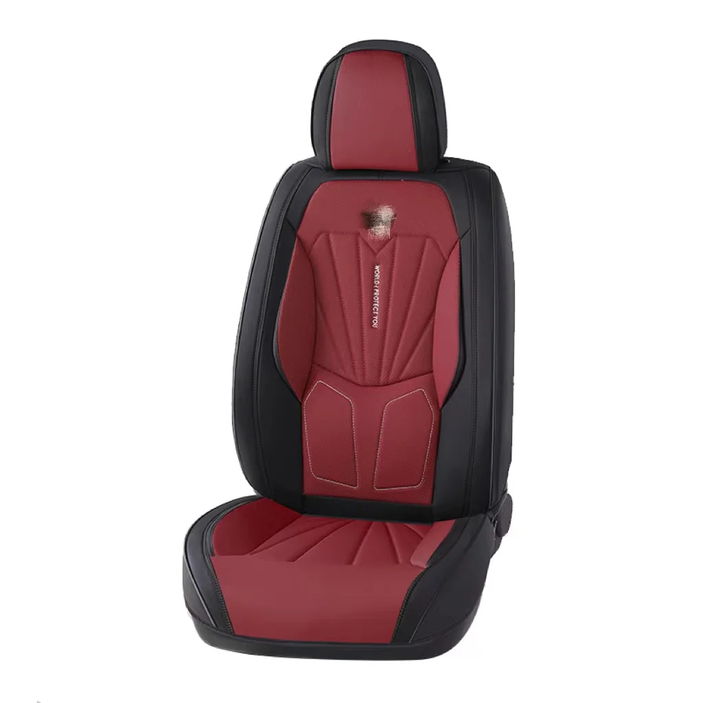 Universal 360 all-inclusive seamless PU PVC knitted wellness car seat covers