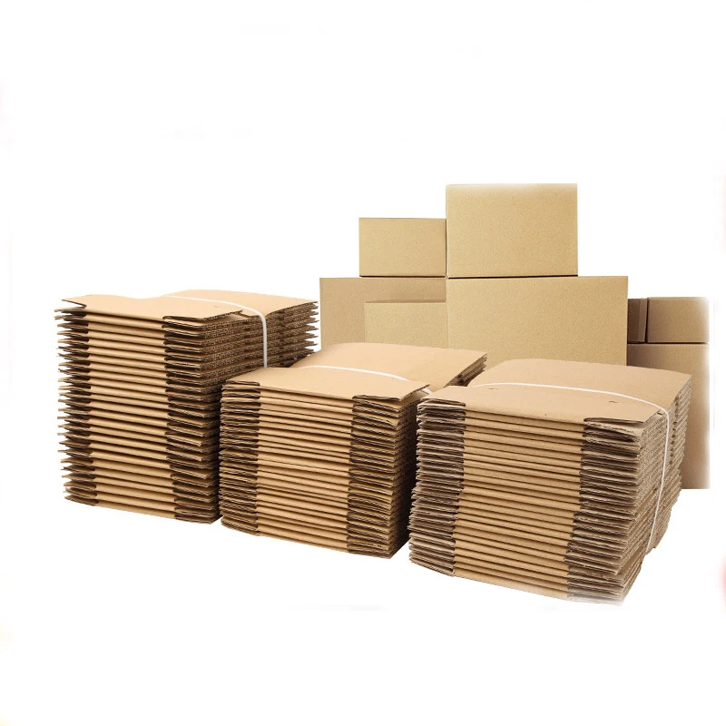 customized recycled corrugated brown kraft paper ship carton box