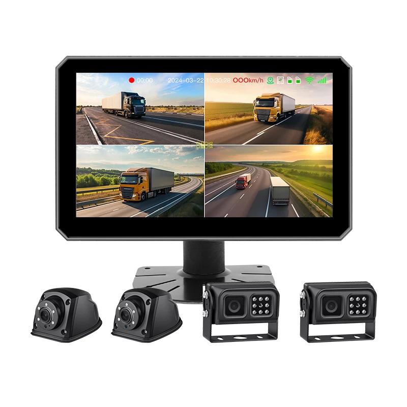 Hot 1080P 4CH Mini HDD MDVR with GPS 4G WiFi Digital Video Recorder for Vehicles for Trucks Cars Featuring  GPS Track
