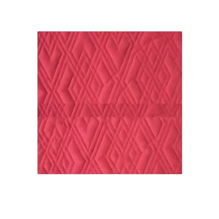 Diamond ultrasonic quilting fabric