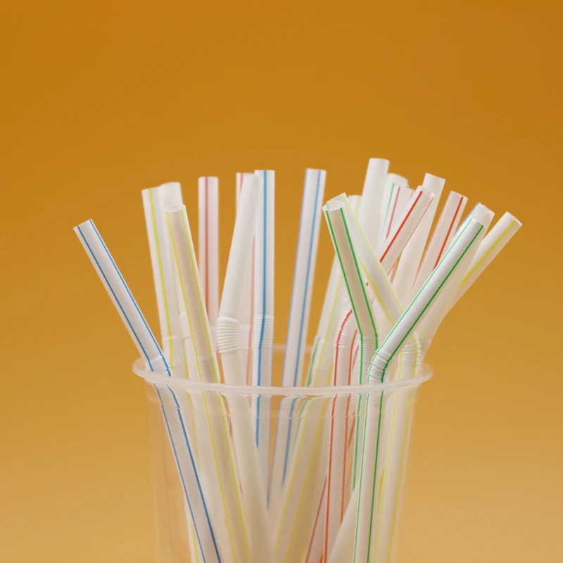 Wholesale Eco Friendly Plastic Compostable Full Biodegradable Drinking Straws Custom Logo PLA Straws