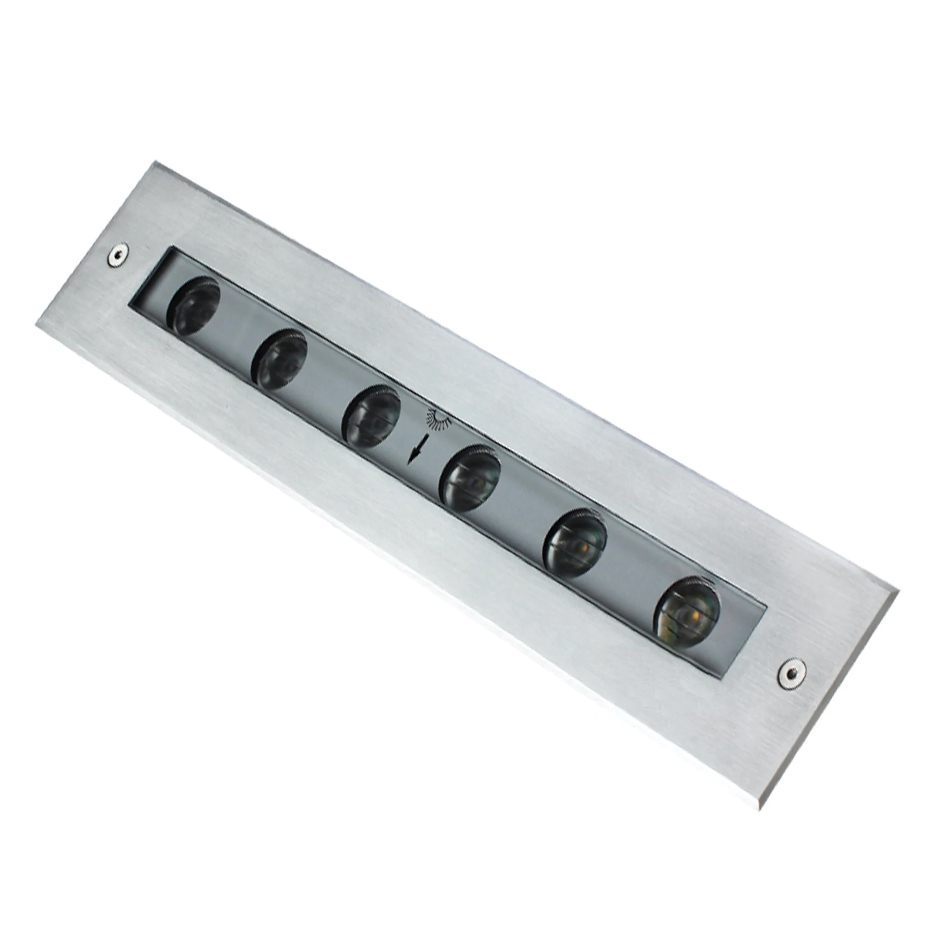 Factory Price IP67 6Watt LED Outdoor Strip Recessed Landscape Garden Linear Underground Light