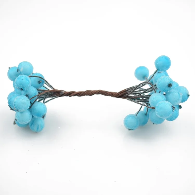 20pcs High Quality Foam Flower Berry Berry Pick Diy Artificial Christmas Berry